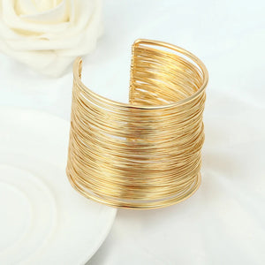 Punk Opening Wires Bracelet for Women