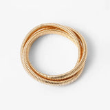Metal Spiral Big Round Circle Bangles for Women XR2765