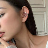 Punk Fairy Clip Earrings Goth No Piercing Metal Ear Cuffs