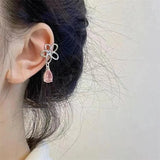 Punk Fairy Clip Earrings Goth No Piercing Metal Ear Cuffs