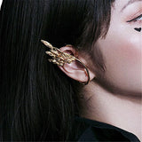 Punk Fairy Clip Earrings Goth Metal Ear Cuffs
