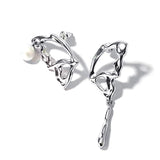 Punk Fairy Clip Earrings Goth Metal Ear Cuffs