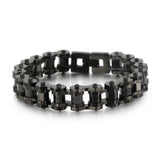 Punk 316L Stainless Steel Bracelet Men's Titanium Steel Bicycle Chain