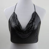 Punk Metal Body Harness Chain Bra for Women