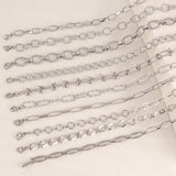 Punk 316L Stainless Steel Link Chain Bracelet For Women