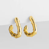 Ethnic Metal Enamel Crystal Dangle Earring