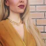 Punk Thick Chain Necklace Exaggerated Chunky Collar Necklaces