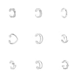 Punk Plated Ear Cuff Cartilage Ear Clip for Women