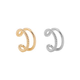 Punk Plated Ear Cuff Cartilage Ear Clip for Women