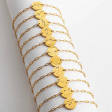 Stainless Steel Constellation Bracelet with CZ Zircon
