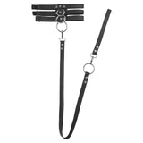 Punk Gothic Rivet Metal Leather Choker Necklace