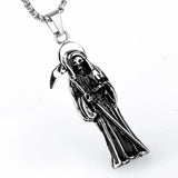 Punk Gothic Jewelry Retro Skeleton Charm Pendant Necklace