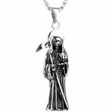 Punk Gothic Jewelry Retro Skeleton Charm Pendant Necklace