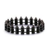 Punk Gothic Rock Titanium Steel Bullet Men's Bracelet