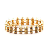 Punk Gothic Rock Titanium Steel Bullet Men's Bracelet