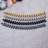 Punk Gothic Rock Titanium Steel Bullet Men's Bracelet