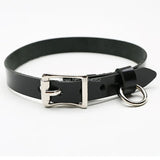 Gothic Punk Rock Choker Leather Collar Necklace