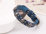 Punk Gothic Rock Skull Bracelet Cuff for Women Men