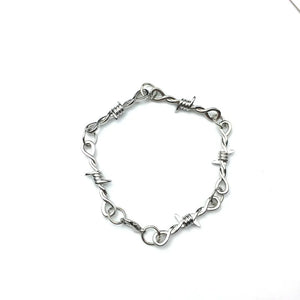 Punk Gothic Wire Brambles Choker Collar for Men Women