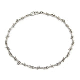 Punk Gothic Wire Brambles Choker Collar for Men Women