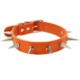 Punk Rivets Gothic Choker Necklace Hip Hop Statement Jewelry