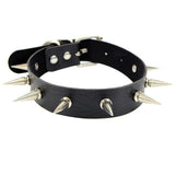 Punk Rivets Gothic Choker Necklace Hip Hop Statement Jewelry
