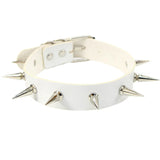 Punk Rivets Gothic Choker Necklace Hip Hop Statement Jewelry