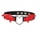 Punk Harajuku PU Leather Choker Necklace Vintage Gothic Statement Pendant Tassel