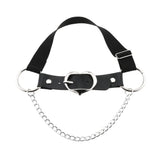 Punk Heart Leg Strap Belt Chain Thigh Harness Women Girls