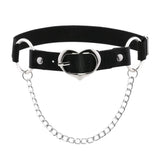 Punk Heart Leg Strap Belt Chain Thigh Harness Women Girls