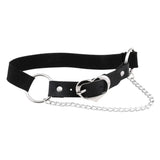 Punk Heart Leg Strap Belt Chain Thigh Harness Women Girls