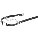 Punk Heart Pendant Necklace Sexy Collar Choker