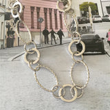 Punk Hip Cuban Link Chain Rapper Men Necklaces Metal Alloy Long Chain