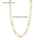 Punk Hip Cuban Link Chain Rapper Men Necklaces Metal Alloy Long Chain