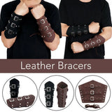 Punk Hip Hop Leather Armor Arm Viking Bangle