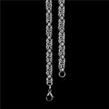 Punk Hip Hop Hand Assembled 316L Stainless Steel Men Necklace