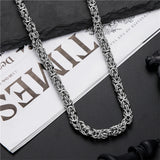 Punk Hip Hop Hand Assembled 316L Stainless Steel Men Necklace