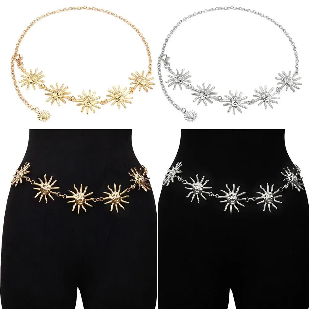Vintage Metal Waist Chain for Women