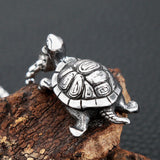 Punk Tortoise Necklace Pendant Stainless Steel Animal Pendant Necklace