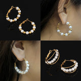 Punk Hoop Earring Stainless Steel Earring For Women