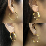 Punk Hoop Earring Stainless Steel Earring For Women
