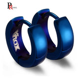 Punk Huggie Earrings for Men Stainless Steel