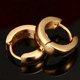 Punk Huggie Earrings for Men Stainless Steel