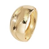 Punk Alloy Cuff Bracelets Irregular Surface Statement Bangles