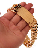 Punk Jesus Cross Bracelets Silver Stainless Steel Men Jewelry