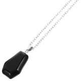 Punk Jewelry Necklaces Men Choker Coffin Hanging Gothic Retro Decor