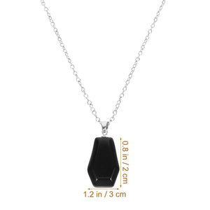 Punk Jewelry Necklaces Men Choker Coffin Hanging Gothic Retro Decor