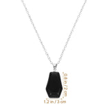 Punk Jewelry Necklaces Men Choker Coffin Hanging Gothic Retro Decor