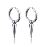 Punk Kpop Long Chain Hoop Earrings Y2k Hip Hop Piercing