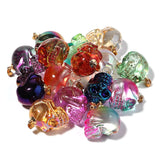 Punk Skull Necklace Pendant Multicolour Skeleton Charms
